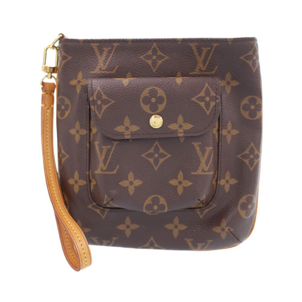 Louis Vuitton Monogram Leather Brown Partition Shoulder Bag